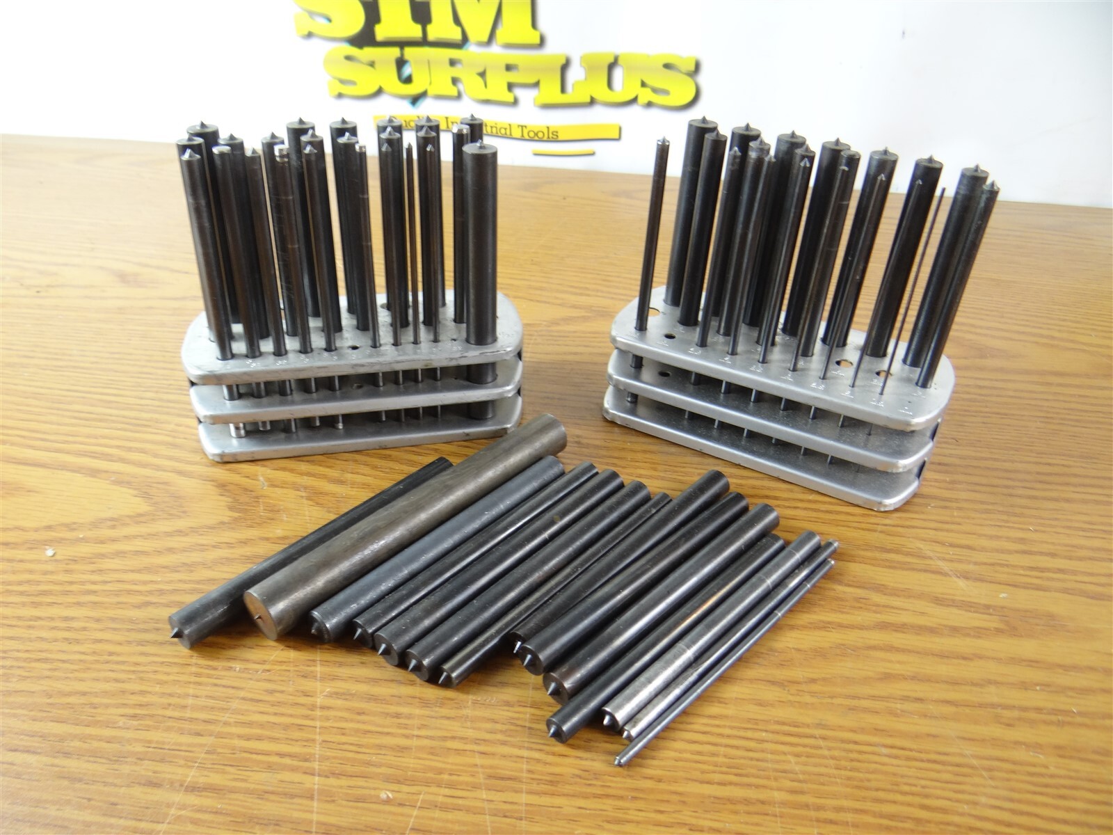 SPELLMACO METRIC & STANDARD NEAR COMPLETE TRANSFER PUNCH SETS + EXTRA