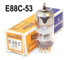 Siemens E88C = 8562 = 8255 = EC88 gepr&uuml;ft: / tested: Gut / Good / (OVP-53/54/55)