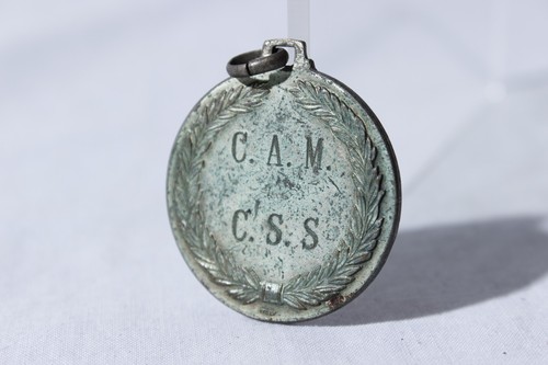 C.A.M. - C.S.S. Fußball Medaillon Anhänger Medaille Italien - Bild 2 von 3