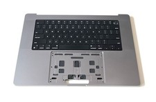 Apple MacBook Pro A2485 16" 2021 Palmrest w/ Keyboard Battery Gray OEM Grade A-