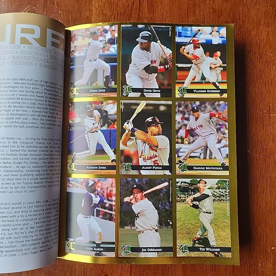 David Ortiz 2006 Legends Sports Magazine Red Sox Vol. 15 #7 Red Sox Uncut Cards - Image 3 of 4