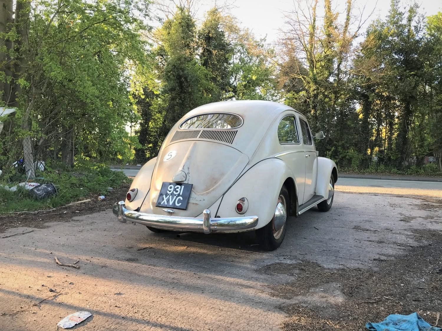 1955 VW Beetle Original Paint Matching Numbers