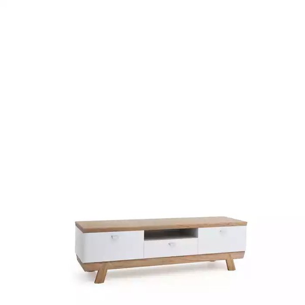 Wohnzimmer Tv Staender Fernseher Weiß StäNder Schrank MöBel Holz Rtv-image
