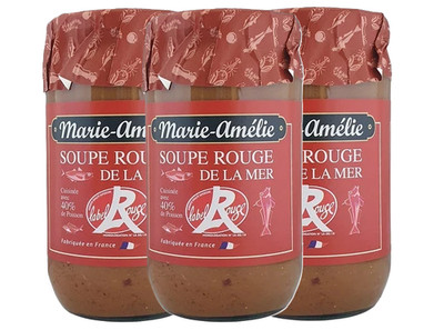 Fischsuppe Marie Amélie Soupe de Poisson SOUPE ROUGE DE LA MER 3x780g Frankreich
