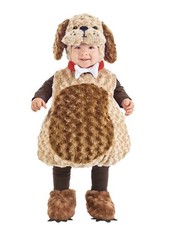 Underwraps Boy Girl Baby Halloween Costume Furry PUPPY Babies Size 12-18 Months