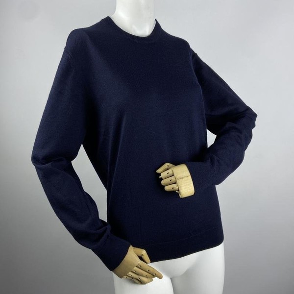Women ZARA Sweater Navy Acrylic M