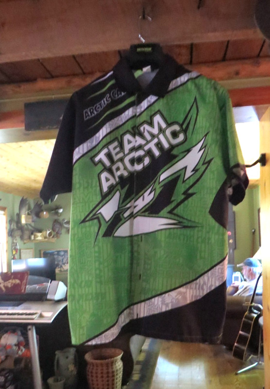 TEAM Arctic Cat men's 3x polyester short sleeve SHIRT Arcticwear  excellent