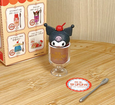 Sanrio Characters Secret Mascot Cafe Re-Ment Kuromi Milkshake New