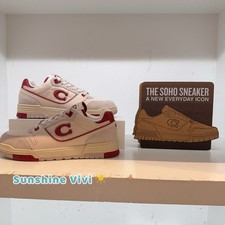 NEW Coach Men Soho Sneaker CEW29 Chalk/Poppy choose Size