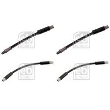 4x FEBI BREMSSCHLAUCH VORNE + HINTEN passend für AUDI A4 B5 AVANT (8D2, 8D5)