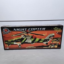 Helicóptero nocturno Mega Bloks Pro Builder Collector Series 9740 1998