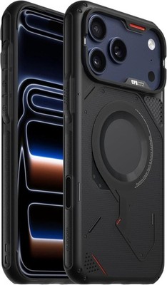 Aulumu A17 Rugged iPhone 17 Pro Max Hülle für MagSafe, Integrierter Fallschutz