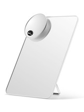 Desk Makeup Mirror 10X Magnifying 10x7 Inches Adjustable Stand Hanging White