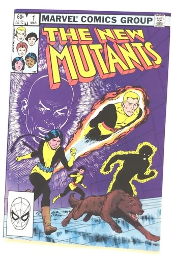 The New Mutants #1 1983 Vintage Marvel Comic Grade 9.0 Sunspot Karma Cannonball