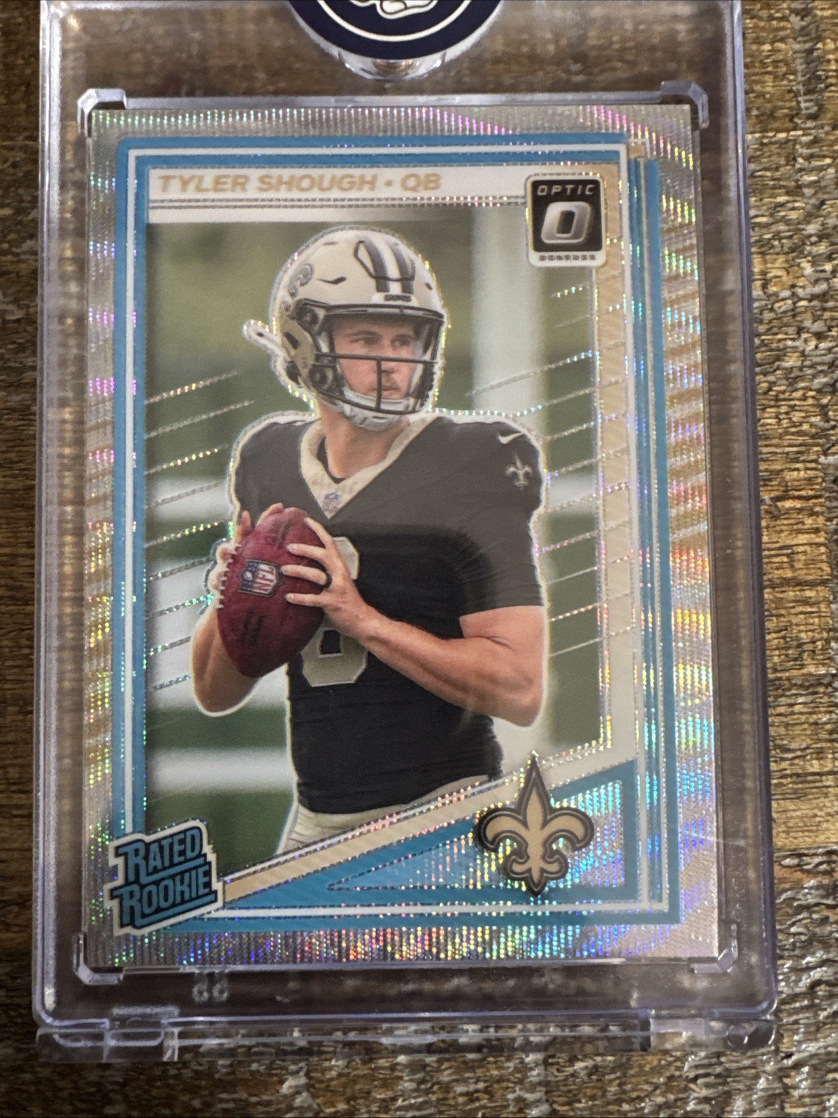 2025 Panini Donruss Optic Rated Rookie Wave Prizm #223 Tyler Shough /300