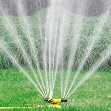 360 Degrees Automatic Rotating Sprinkler Three Prong Irrigation Lawn Sprinkler
