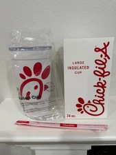 The Original Chick-fil-A 24 oz Insulated Tumbler Cup Limited Edition NEW IN BOX