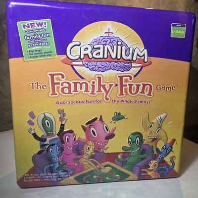 Cranium Family Fun Board Game 2005 Complete Clay Cubes Frogs Timer 8+ Years