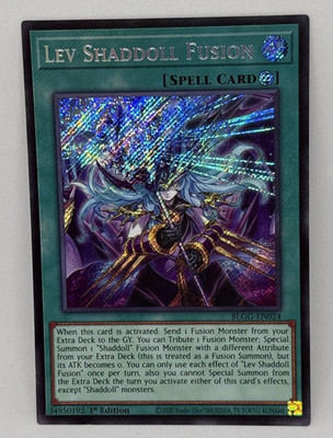 Lev Shaddoll Fusion - BLGG-EN024 - Secret Rare - Glorious Gallery - NM/M