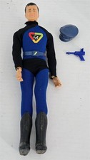 X-203 VINTAGE 1960'S IDEAL CAPTAIN ACTION FIGURE WITH ORIGINAL OUTFIT 