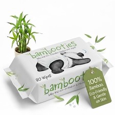 Bamboo Baby Wipes Unscented Plant Based Water 80ct