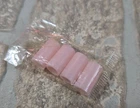VINTAGE BARBIE SKIPPER FRANCIE doll 4 PINK HAIR CURLERS ROLLERS IN CELLO!