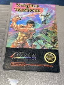 Wizards & Warriors Nintendo NES Original Rare Acclaim Cartridge USA