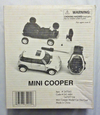 Mini Cooper 247065 Model Car Die-Cast with Watch Remote New Sealed w/CONDITIONS