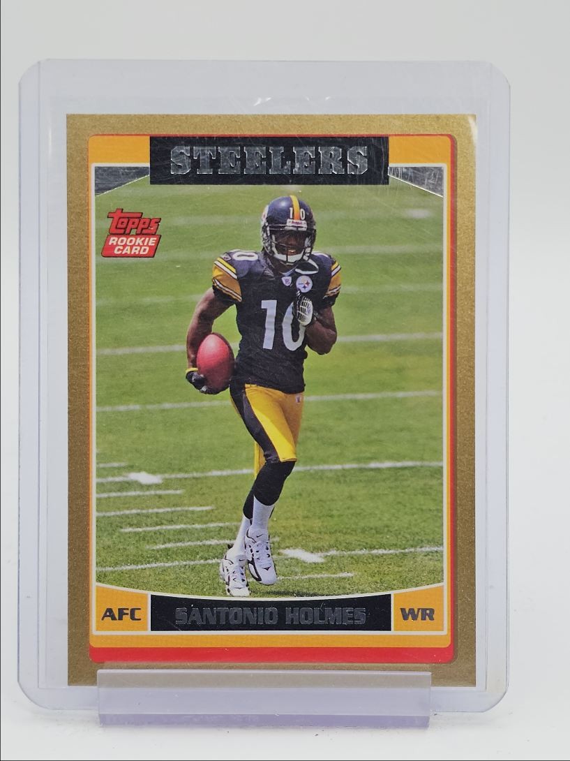 Santonio Holmes Topps #352 Gold