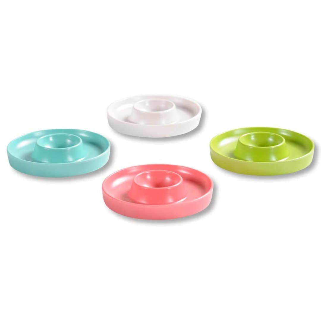 Чашка для яиц Kesper 4 штуки из разноцветного бамбука коричневая 30 x 10 x 2 см коричневая 4990₽