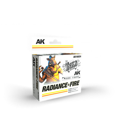 AK-16024 AK Interactive The INKS RADIANCE & FIRE Set