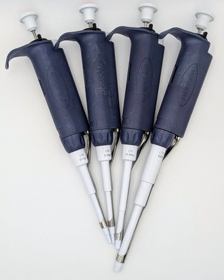 Rainin LTS Pipette Set | 2uL, 20uL, 200uL, 1000uL | Cleaned, Calibrated