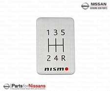 Genuine Nismo Nismo Emblem Shift Pattern 5-spd 96935-rn000 Genuine Nismo Nismo Emblem Shift Pattern 5-spd 96935-rn000