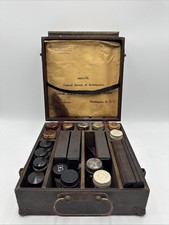 1940s Rare Vintage FBI Fingerprint Kit U.S. Dept Justice Official Equipment