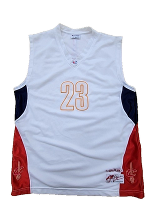 #ad Champion Vintage 2003 Weiß Mesh Basketball Trikot Herren M Ärmellos EUR 42.14