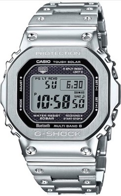 Casio G-Shock Silver Case Stainless Steel Band - (GMW-B5000D-1ER)