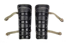 Vintage 1940's-60's Catcher's Shin Guards Antique Baseball Equipment