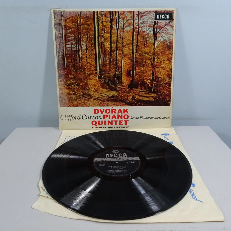 SXL 6043 CURZON BOSKOVSKY Dvorak & Schubert UK 1963 Decca ED1 WBg 1E/1E LP EX/VG - Image 3 of 4
