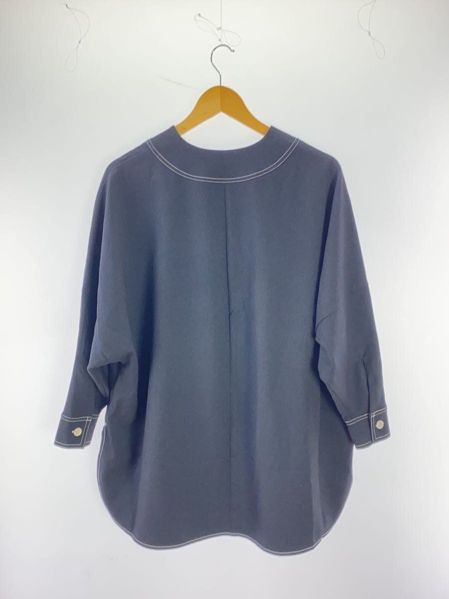 Cen. altra giacca OMAGGIO poliestere navy tinta unita cen23aw02p04 usata