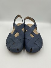 Hotter Catskill 2 Extra Ladies Closed Toe Sandals Navy Nubuck UK 6 EEE
