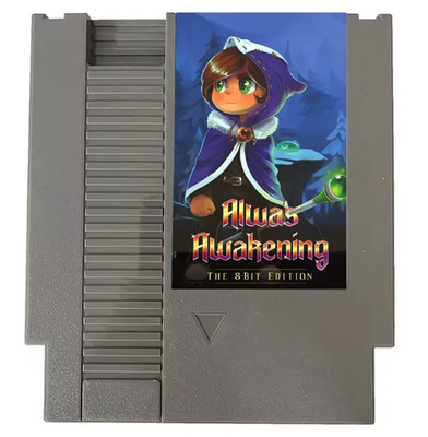 Alwa's Awakening 8-Bit Edition Nintendo NES Video Game Cartridge