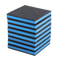 6" x 6" x 7/8" Rubber Anti Vibration Pads 8 Pcs EVA Shock-absorbing Pad