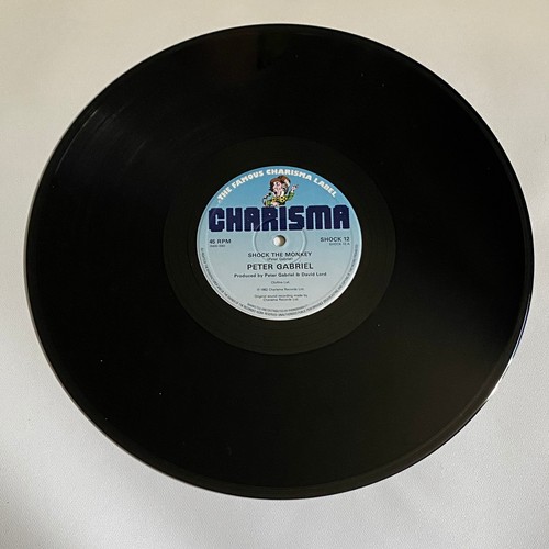 Peter Gabriel - Shock The Monkey 1982, 12” Vinyl Single, Charisma SHOCK 12 VG+ - Picture 3 of 6