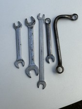 Vintage Blue-point Supreme Open End Offset Box Wrenches Lot 5pc Sae Usa Vintage Blue-point Supreme Open End Offset Box Wrenches Lot 5pc Sae Usa