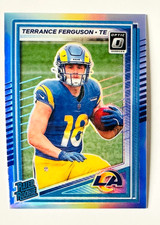 2025 Donruss Optic Terrance Ferguson SILVER Prizm RC #244 Rams Rated Rookie!