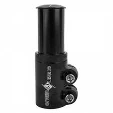 Origin8 X-Tra Lift 55mm Riser Stem - Alloy 6061-T6, Polished Anodized Black
