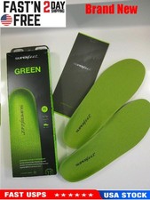 Superfeet Green Insoles, Professional-Grade High Arch Orthotic Insert