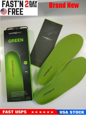 #ad Superfeet Green Insoles Professional Grade High Arch Orthotic Insert $24.99