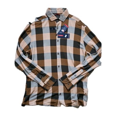 Stone Rose T Series Stretch Button Down Shirt Mens M New With Tags MSRP $175.00