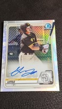 2020 Bowman Chrome Grant Little #BP-133 Refractor Prospect Auto /499 Padres